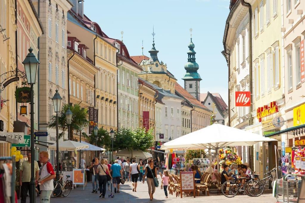 Moderne Innenstadtwohnung Klagenfurt Klagenfurt am Woerthersee Eksteriør billede